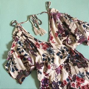 Floral Boho Midi Jumpsuit - Patrons of Peace